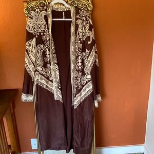 Free People long jacket/top size S fits Med